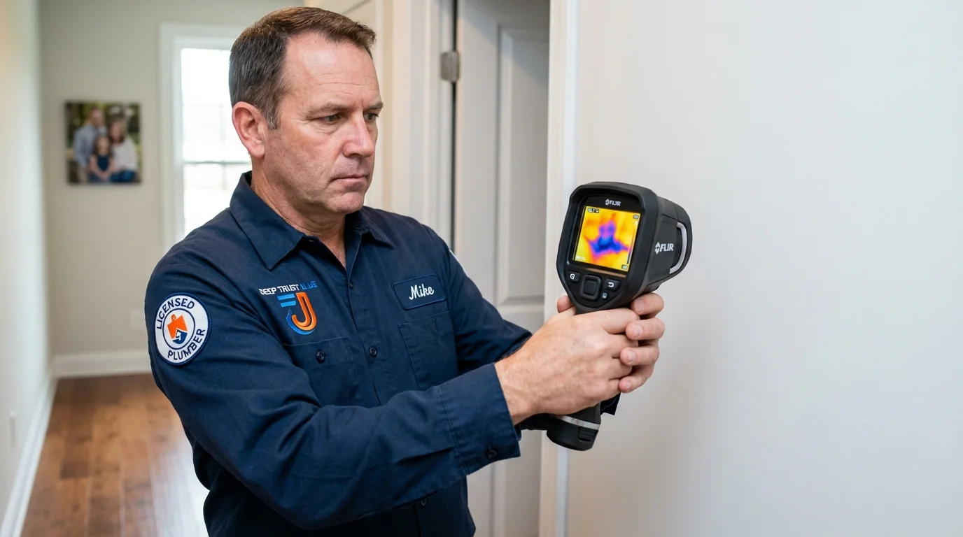 Thermal imaging leak detection by Johns Plumbing LLC in Bridgeview